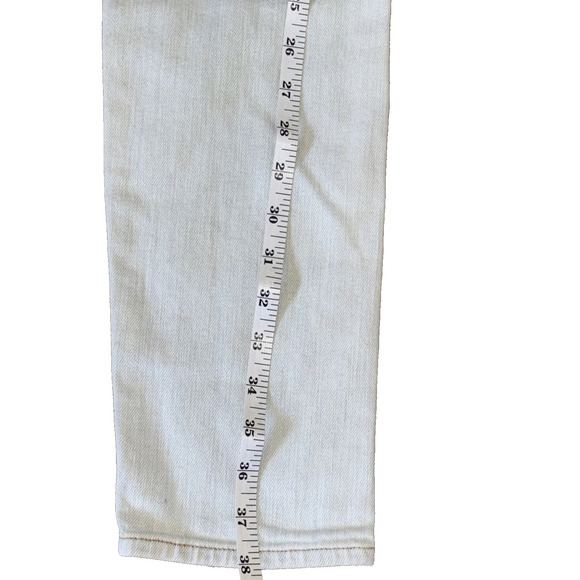 FRAME Le Garçon Mid-Rise Straight Fit Distresse – Size 24 (Light Wash / Casual) - Picture 6 of 7